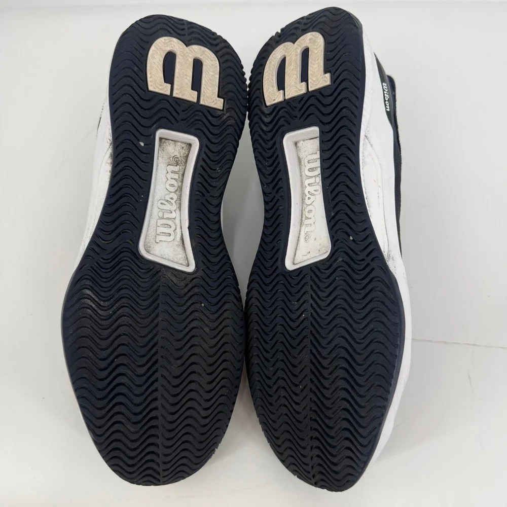 Wilson Rush Pro 4.0 Tennis Shoes Mens 9.5 Navy Blue Good WRS335920 Athletic